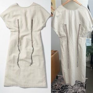 IFWTO Crochet-Band Cinched Dress by Evan Ducharme